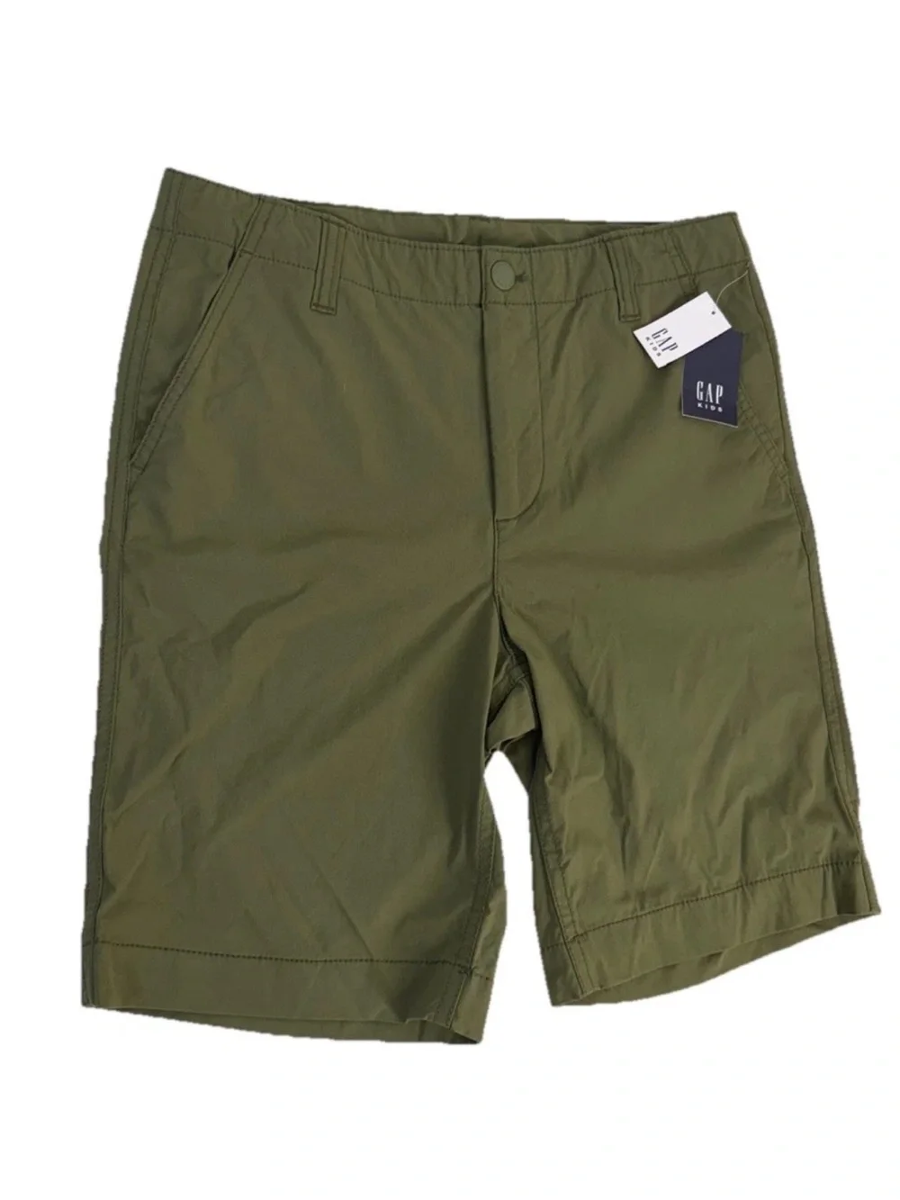 Gap Kids Boys Quick Dry Shorts Green Size 18 Zipper Pockets